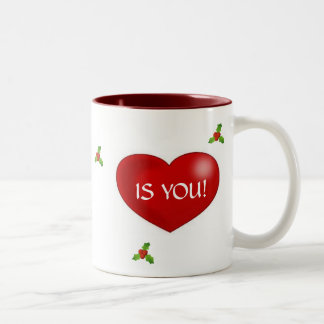 Lo único que quiero para el navidad es usted taza