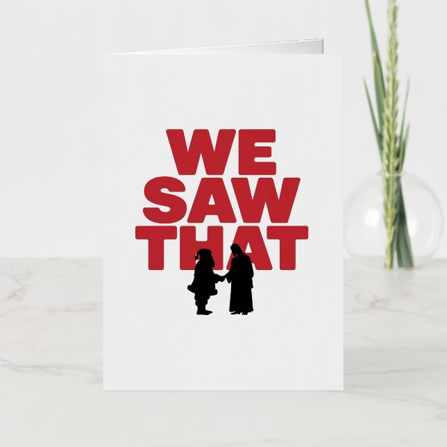 ¡LO VIMOS! Papá Noel y Jesús siempre están mirando (Anverso)