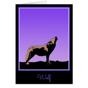 Lobo al atardecer - Arte de vida salvaje original