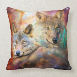 Lobo-Alcohol de la almohada del diseñador del arte