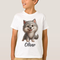 Lobo bebé juguetón - Camiseta para niños Personali
