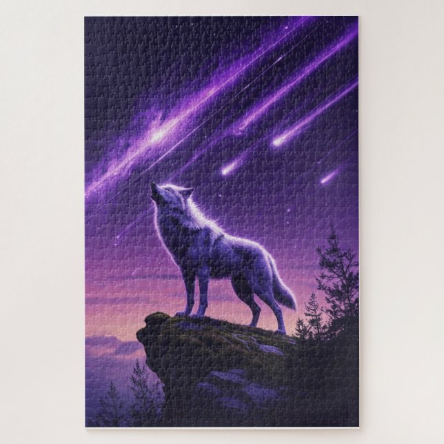 Lobo Celestial - Rompecabezas místico del Aúl (Vertical)