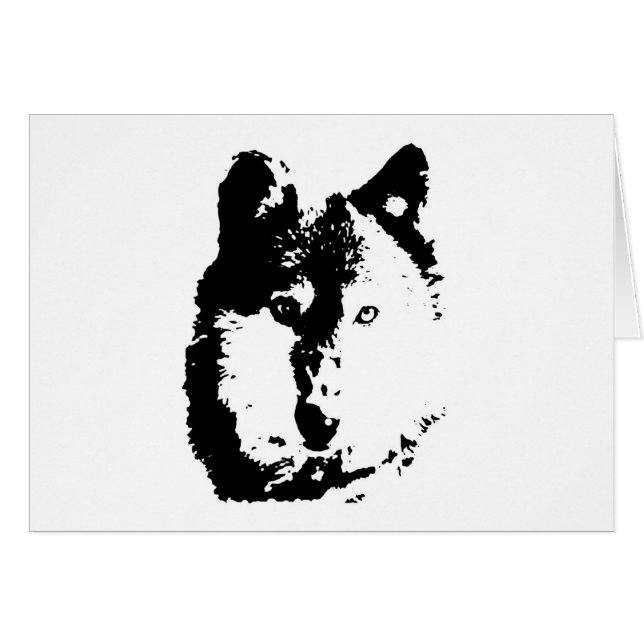 Lobo de arte pop (Anverso (Horizontal))