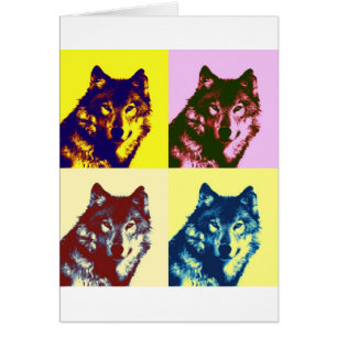 Lobo de arte pop