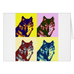 Lobo de arte pop