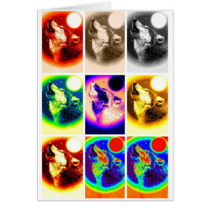 Lobo de arte pop