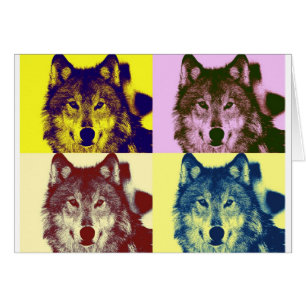Lobo de arte pop