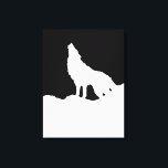 Lobo de arte pop blanco y negro en la luna<br><div class="desc">Un lobo sigue siendo un lobo,  incluso cuando está solo. Tal vez un lobo sea más bien un lobo cuando está solo.</div>