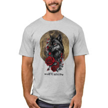 lobo de camiseta