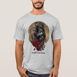 lobo de camiseta