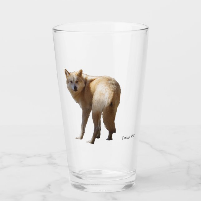 Lobo de madera de vidrio (Anverso)