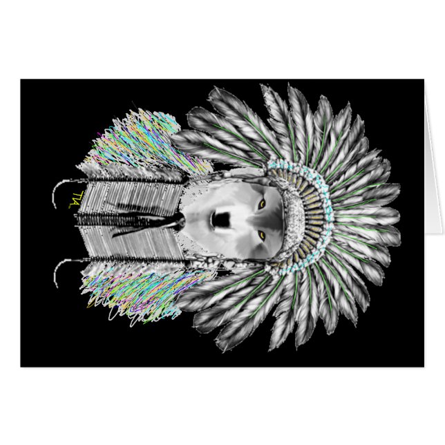 Lobo del jefe indio (Anverso (Horizontal))