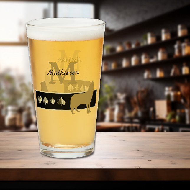 Lobo dorado monograma (Subido por el creador)