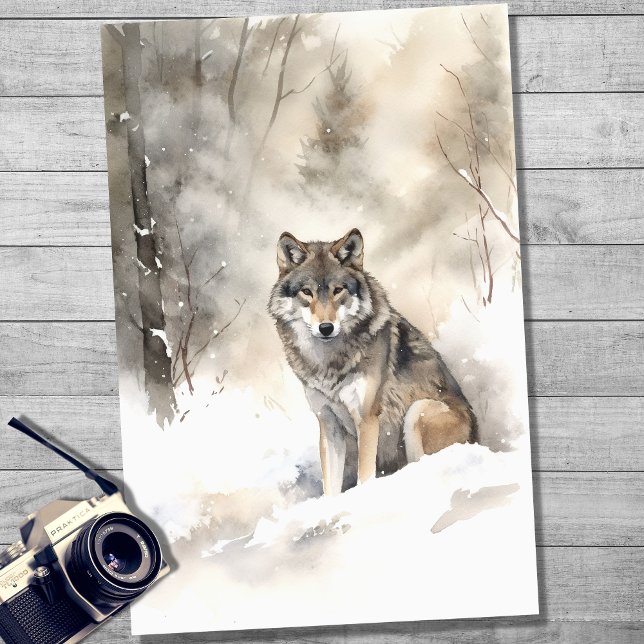 Lobo en papel de niebla 4 (Subido por el creador)