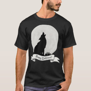 Lobo feliz de Wolfenoot y camiseta llena de la lun