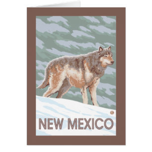 Lobo gris StandingNew México