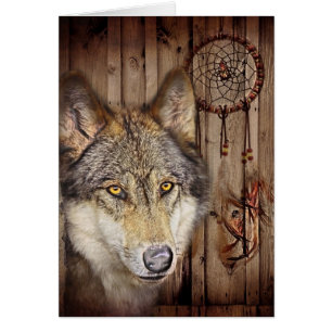 Lobo ideal occidental del indio del nativo