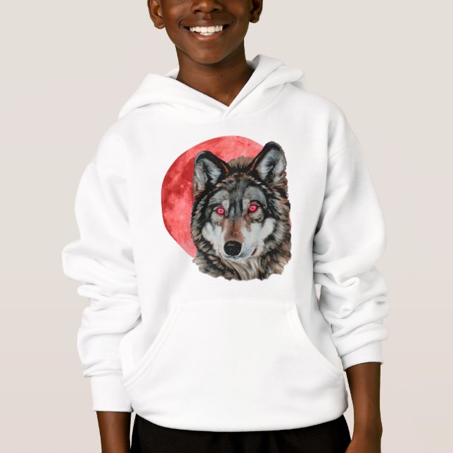 Lobo rojo de la luna (Anverso)