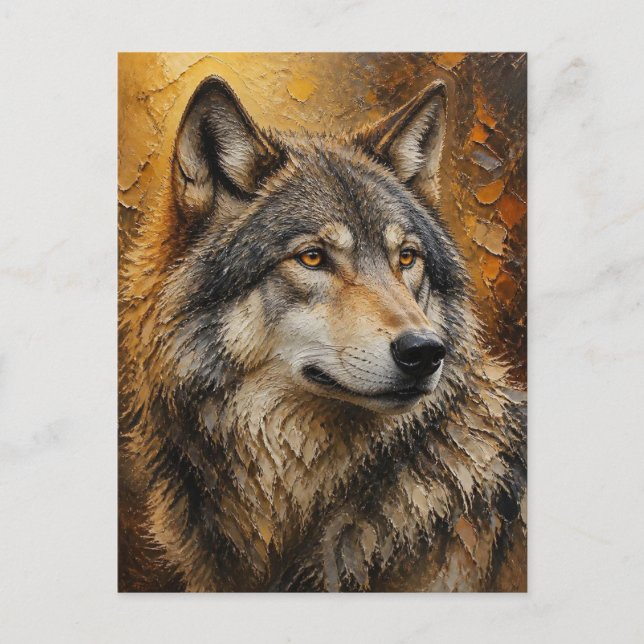 Lobo. Tarjeta postal (Anverso)
