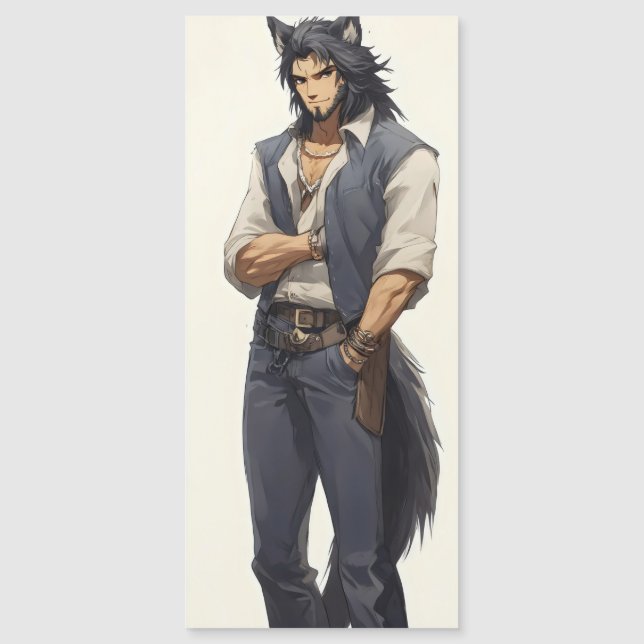 Lobo Zaddy de Anime (Anverso)