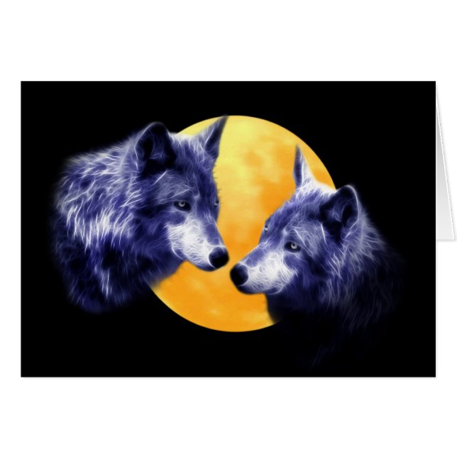 Lobos de luna llena (Anverso (Horizontal))