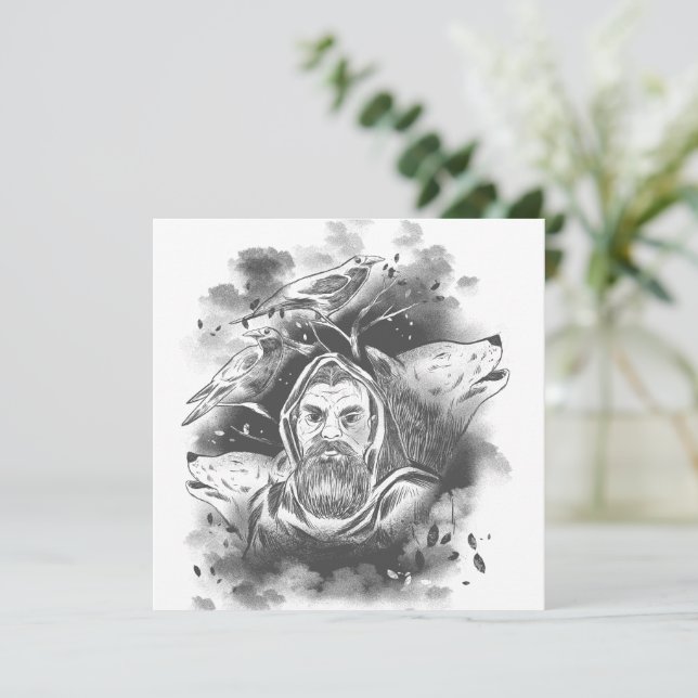 Lobos de Odin (Anverso de pie)