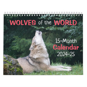 Lobos del mundo 15 Mo. Calendario 2024-25