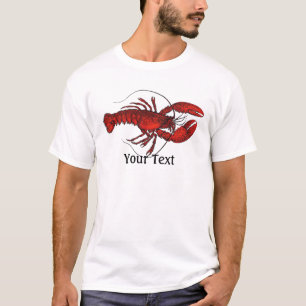 Lobster 3 camiseta básica para hombres