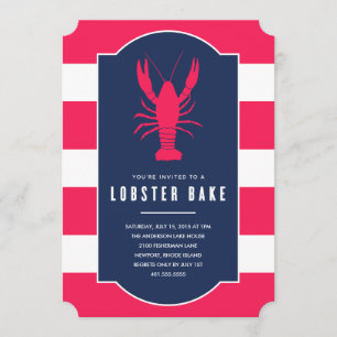 Lobster Bake   Invitación a la fiesta de verano