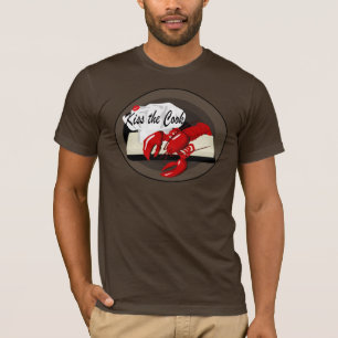Lobster Chef besa la camiseta de Cook Mens Brown