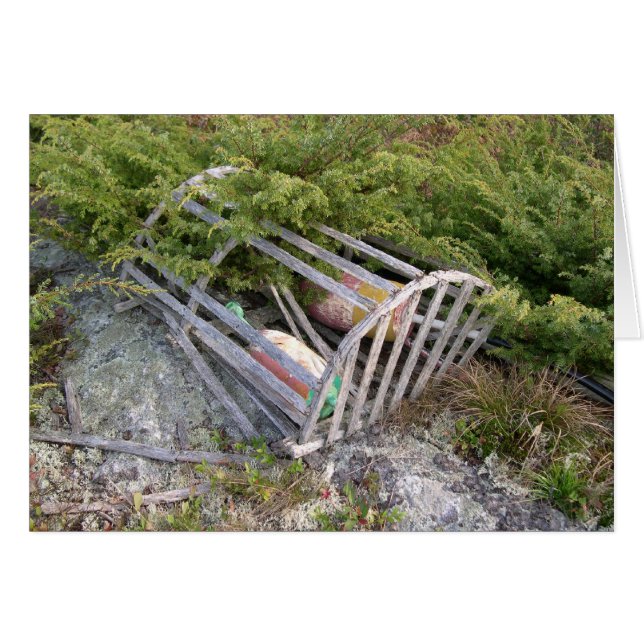 Lobster pot y bobbers, Maine, EE.UU. (Anverso (Horizontal))