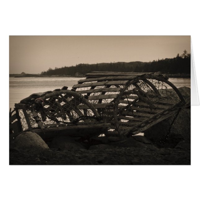 Lobster Traps Sepia (Anverso (Horizontal))