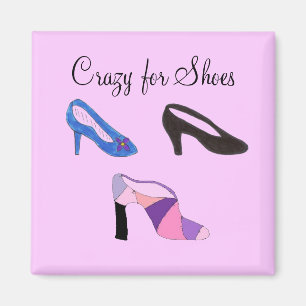 Loca por Zapatos - imán