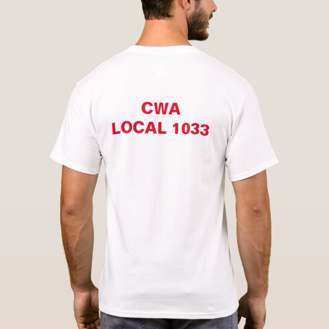 Local 1033, unión de CWA de New Jersey (Reverso)