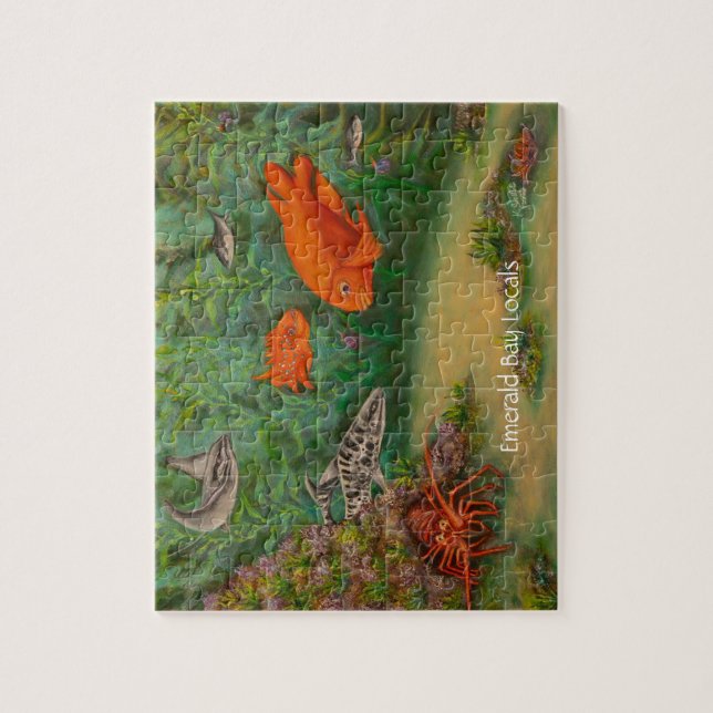 Locales de la Bahía Esmeralda - Rompecabezas (Vertical)