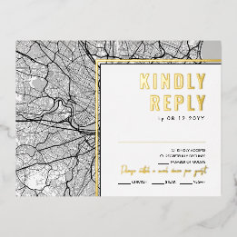 Localizador de amor de Boston | Tarjeta de respues