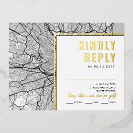 Localizador de amor de Boston | Tarjeta de respues