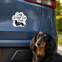 Locaperrosalchichaloca Imán para coche personaliza