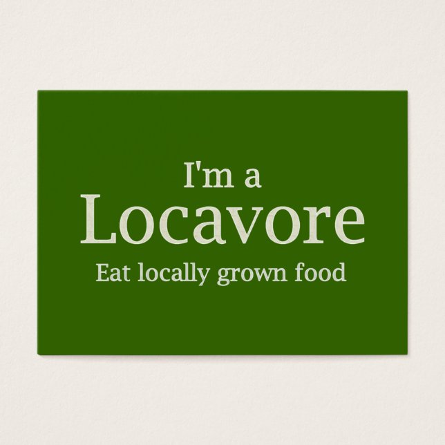 Locavore ~ ATC (Frente)