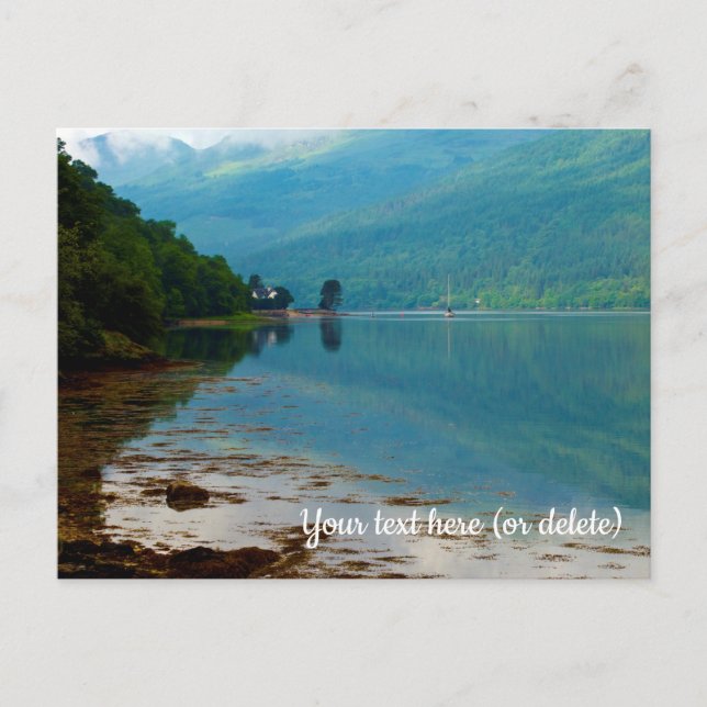 Loch Long, Arrochar, postal de Escocia (Anverso)