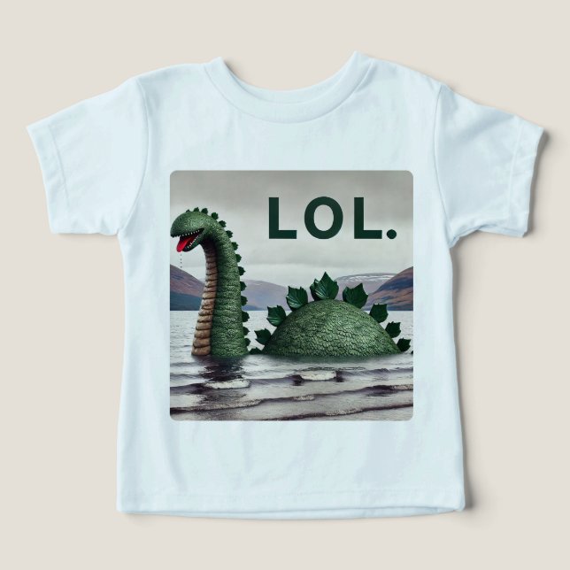 Loch Ness Monster Scottish Holiday LOL (Diseño delantero )