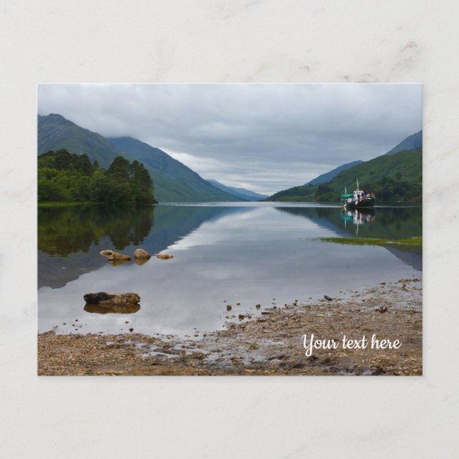 Loch Shiel, postal de Escocia (Anverso)