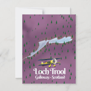 loch trool, galloway, escocia Mapa de viaje
