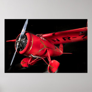 Lockheed Vega 5B, impresión de lienzo Amelia Earha