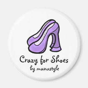 Loco para el imán de los zapatos