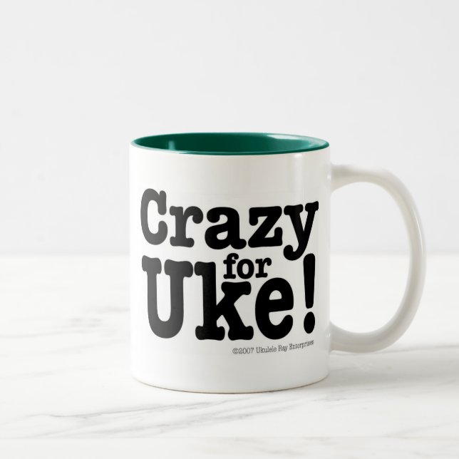 Loco para la taza de café del diseñador de UKE (Derecha)