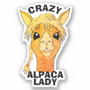 Loco Pegatina de corte de vinilo Lady Rustic Perso