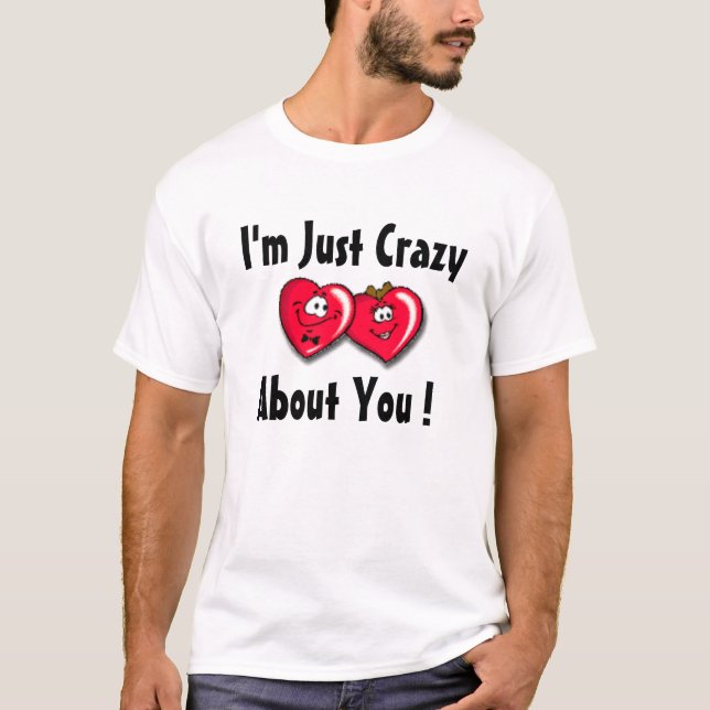Loco por usted camiseta (Anverso)