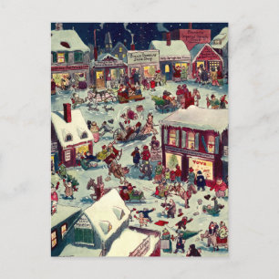 Loco Pueblo En Navidades Hasta Postales De Vacacio