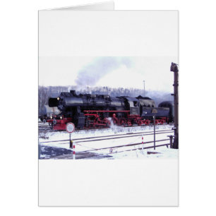 locomotora de ferrocarril de tren de vapor estació
